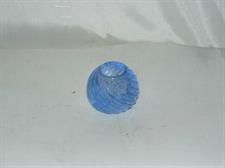 PORTACANDELE VETRO SFERA CM.4 BLU