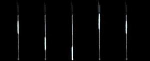 SET EFF. NEVIC. LED, 320 LED BIAN.,  5 TUBI, 2,4+2MT. CAVO, COLL