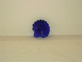 12 CONCHIGLIE VETRO BLU