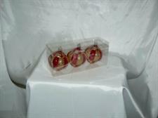 3 DEC.PASTICA CM.6 ROSSO DEC.ORO