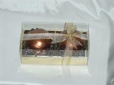 2 CANDELE SFERE PAYETTES BRONZE CM.7