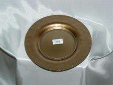 PIATTO FOGLIA ORO CM.28 DK.GOLD