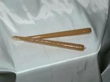12 CANDELE CONICHE CM.25 SABBIA