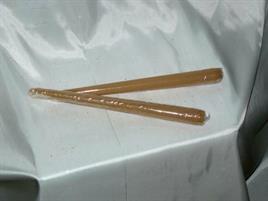 12 CANDELE CONICHE CM.25 SABBIA