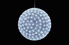 PALLA DA APPENDERE CM.30 C/300 LED BIANCHI FISSI