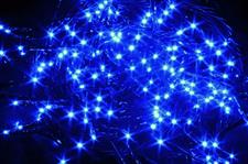 300 LED BLU C/GIOCHI L., CAVO ALIM.  MT.1,5 - CAVO LUCI MT.7,5 X