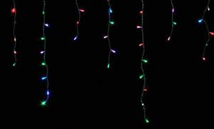 TENDA SFALSATA CON 120 LED MULTI