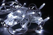 LUCCIOLONE BIANCO 40 LUCI PROLUNGABILE SENZA CAVO ALIMENTAZIONE