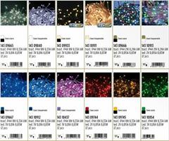 192 LED X EST. LUCE BIANCA E CAVO TRASPARENTE IP44