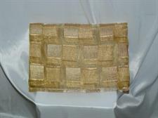 STOFFA CM.100X80 ORO C/TASSELLI