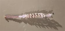 PENDENTE ACRILICO CM.30 MALVA ARGENTO