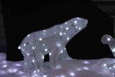 ORSO CM.40X60 C/40 LED BIANCHI IP44 PER ESTERNO