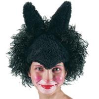 PARRUCCA CONIGLIETTA PLAY BOY NERA