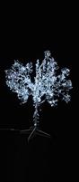 ALBERO METALLO MT.1,5 BIANCO C/800  LUCCIOLONE LED BIANCHE, 144