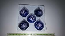 5 SFERE CM.6 BLU CON FIOCCHI