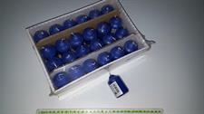 24 CANDELE MOCCOLO 4X6 BLUE