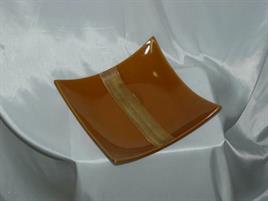 PIATTO PORCELLANA CM.23,5 MARRONE