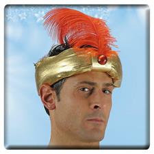 CAPPELLO PRINCIPE INDIANO IN STOFFA