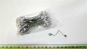 144 MINI BACCHINE ARGENTO C/FILO