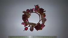 CORONA BACCHE ROSSE E FRUTTA