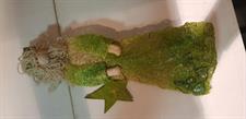 BABBO NATALE C/STRASS VERDE CM.44