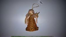 ANGIOLETTO C/STRASS ORO CM.15