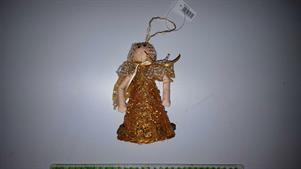ANGIOLETTO C/STRASS ORO CM.15
