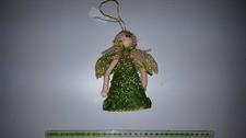 ANGIOLETTO C/STRASS VERDE CM.15