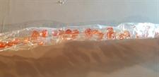 FESTONE C/DIAMANTI CM.120 ROSSO