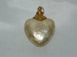 DECORAZIONE CUORE CAPIZ 8X12.5 LT.GOLD
