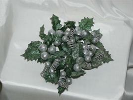 CORONA BACCHE RICCIOLO CM.20 SILVER