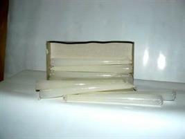 12 CANDELE LISCIA BIANCA CM.20