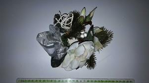 COCCARDA MAGNOLIA BIANCA CM.15