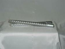 12 CANDELE TORTIGLIONE CM.25 ARGENTO