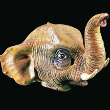 Maschera Elefante in fingomma in bu sta c/cavallotto
