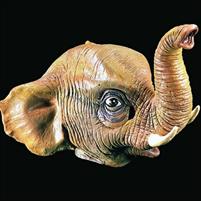 Maschera Elefante in fingomma in bu sta c/cavallotto