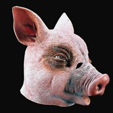 Maschera Porcellino in fingomma in  busta c/cavallotto
