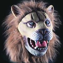 Maschera Leone in fingomma in busta  c/cavallotto