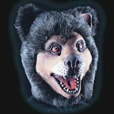 Maschera Orso in fingomma in busta  c/cavallotto