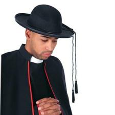 Cappello prete in feltro