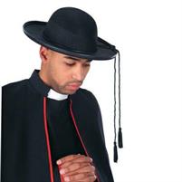 Cappello prete in feltro