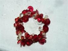 CORONCINA GEMME ROSSE-ARANCIO