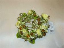 CORONCINA FIORI E BACCHE YELLOW