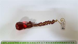 PENDAGLIO ACRILICO SFERA ROSSA