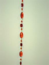 COLLANA ACRILICO MAROON CM.183