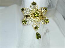 PORTATOVAGLIOLO METALLO DECORATO CM.8,3 OLIVE