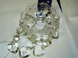 DECORO PER PORTACANDELE 3 CLEAR