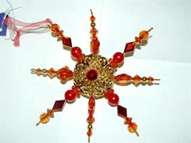 DECORO STELLA ACRYLIC CM.15 MAROON