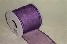 NASTRO ORGANZA VIOLA MT.10