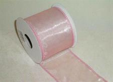 NASTRO ORGANZA ROSA MT.10